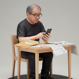 AIフィギュア化した筆者像